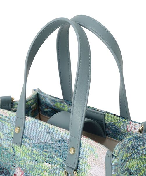 Maison de FLEUR（メゾンドフルール）の「ゴブラン2Wayスクエアトート（ハンドバッグ・レディース・ダークグリーン・FREE）」の10枚目の写真