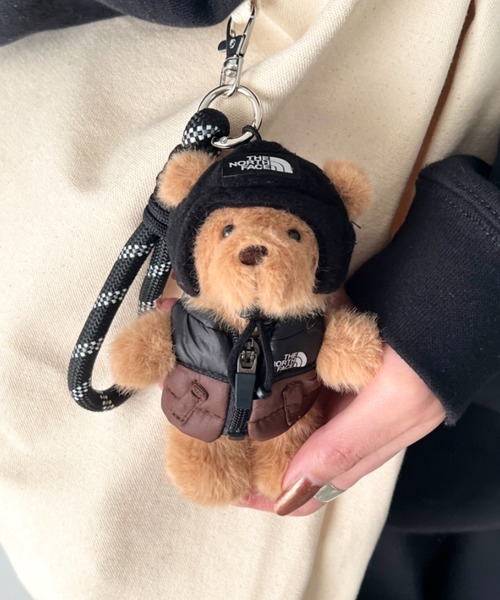 THE NORTH FACE(ザノースフェイス)の「国内未発売 THE NORTH FACE(ザ・ノースフェイス)/ヌプシベスト キーホルダー ベア クマさん マスコット キーホルダー キーリング バッグチャーム/NUPTSE VEST BEAR KEYRING(キーホルダー・レディース・ブラック/ブラウン/ブルー・FREE)」の2枚目の写真