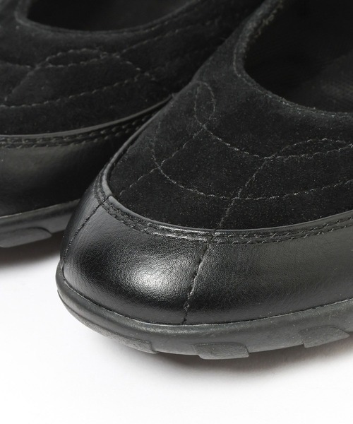 BAYFLOW（ベイフロー）の「[抗菌消臭/撥水加工]クロスベルトバレエスニーカー（バレエシューズ・レディース・ベージュ/ブラック・LARGE/MEDIUM）」の15枚目の写真