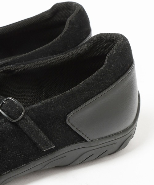 BAYFLOW（ベイフロー）の「[抗菌消臭/撥水加工]クロスベルトバレエスニーカー（バレエシューズ・レディース・ベージュ/ブラック・LARGE/MEDIUM）」の19枚目の写真