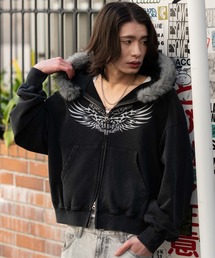 WEGO/【26年春新作】ブリーチファーグラフィックZIPパーカー
