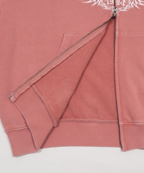 WEGO(ウィゴー)の「WEGO/【26年春新作】ブリーチファーグラフィックZIPパーカー(パーカー・メンズ・ブラック系その他/ピンク・LARGE/MEDIUM)」の7枚目の写真