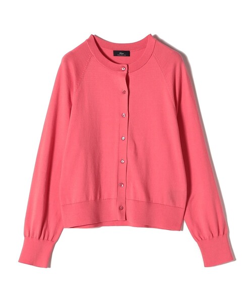 SHIPS Primary Navy Label:〈手洗い可能〉16G SUVIN カーディガン