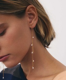AKTE（アクテ）の「チェーンパールピアス（ピアス（両耳用））」