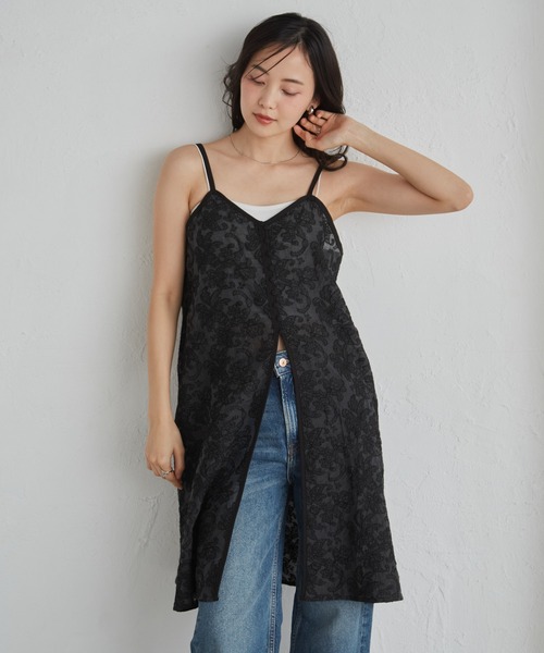 solleim(ソルレム)の「レース刺繍ミニワンピ(ワンピース・レディース・ブラック/ホワイト・M/L)」の15枚目の写真