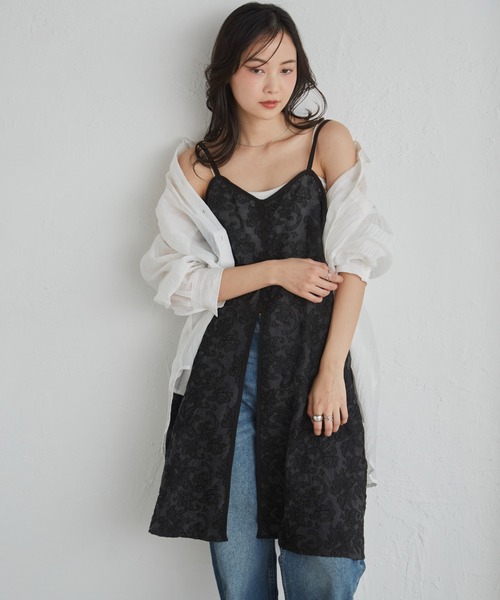 solleim(ソルレム)の「レース刺繍ミニワンピ(ワンピース・レディース・ブラック/ホワイト・M/L)」の16枚目の写真