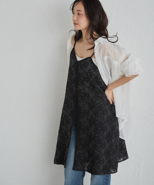 solleim(ソルレム)の「レース刺繍ミニワンピ(ワンピース・レディース・ブラック/ホワイト・M/L)」の17枚目の写真