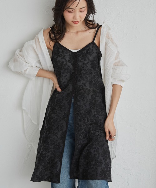 solleim(ソルレム)の「レース刺繍ミニワンピ(ワンピース・レディース・ブラック/ホワイト・M/L)」の18枚目の写真