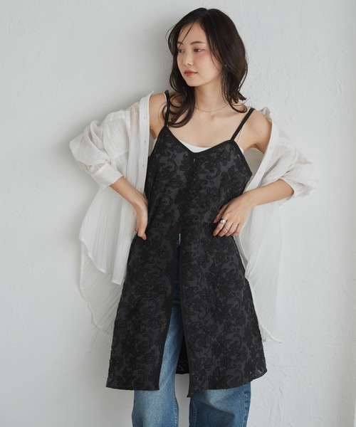 solleim(ソルレム)の「レース刺繍ミニワンピ(ワンピース・レディース・ブラック/ホワイト・M/L)」の19枚目の写真