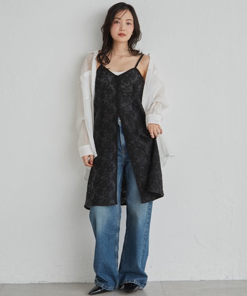 solleim(ソルレム)の「レース刺繍ミニワンピ(ワンピース・レディース・ブラック/ホワイト・M/L)」の20枚目の写真