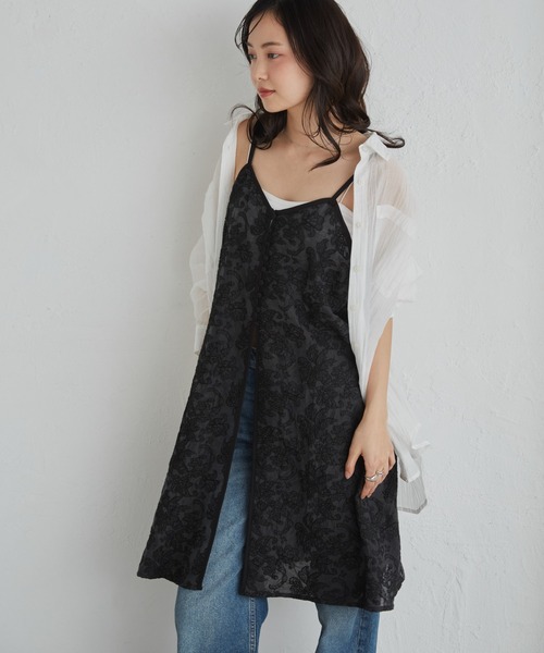 solleim(ソルレム)の「レース刺繍ミニワンピ(ワンピース・レディース・ブラック/ホワイト・M/L)」の21枚目の写真