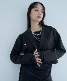 HARE | CLEAR TEXTUREショートジャケット(HARE)(テーラードジャケット)