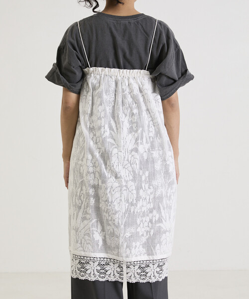 Freada（フリーダ）の「Freada/フリーダ 2WAY レース キャミドレス & レース レイヤード スカート（ワンピース・レディース・ホワイト・ONE SIZE）」の15枚目の写真