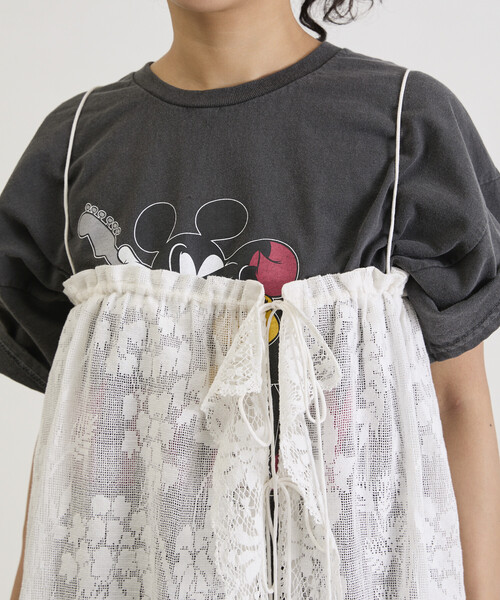 Freada（フリーダ）の「Freada/フリーダ 2WAY レース キャミドレス & レース レイヤード スカート（ワンピース・レディース・ホワイト・ONE SIZE）」の17枚目の写真