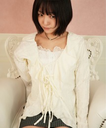 SORUTT（ソルト）の「【 SORUTT / ソルト 】 レイヤードフリル Vネックトップス #（シャツ/ブラウス）」