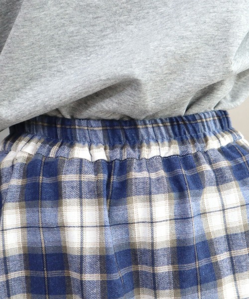 CECIL McBEE(セシルマクビー)の「シャツ巻き風チェック柄スカート(スカート・レディース・ブラック/グレー/ブルー・MEDIUM/LARGE)」の19枚目の写真