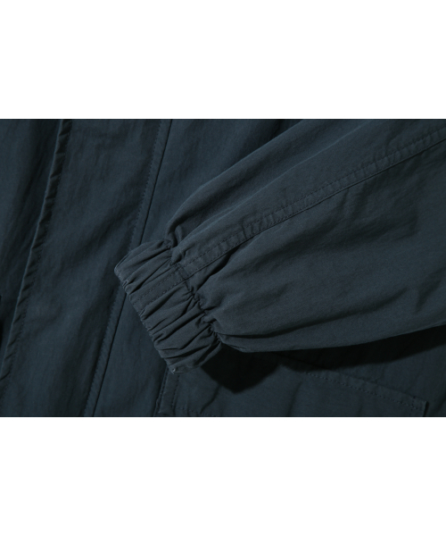BASEMOMENT(ベースモーメント)の「CN ウォッシュドフードシェルパーカー ネイビー(その他アウター・メンズ・その他・LARGE/MEDIUM)」の7枚目の写真