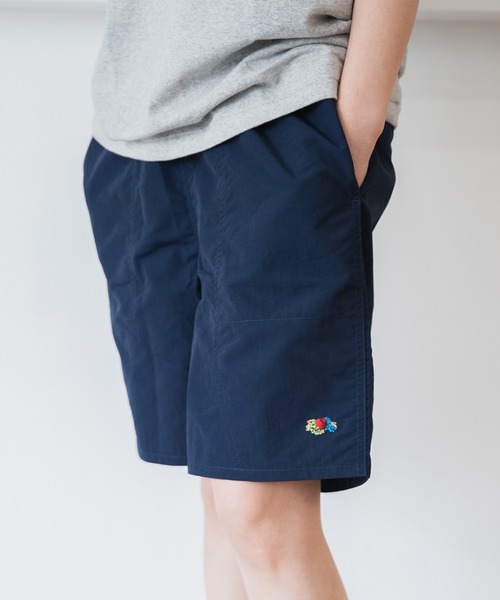 FRUIT OF THE LOOM(フルーツオブザルーム)の「BAGGY SHORTS / フルーツオブザルーム マットナイロン バギーショーツ(その他パンツ・メンズ・マスタード/ネイビー/チャコールグレー/グリーン/ブラック・S/M/L/XL)」の5枚目の写真