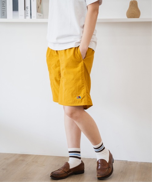 FRUIT OF THE LOOM(フルーツオブザルーム)の「BAGGY SHORTS / フルーツオブザルーム マットナイロン バギーショーツ(その他パンツ・メンズ・マスタード/ネイビー/チャコールグレー/グリーン/ブラック・S/M/L/XL)」の22枚目の写真