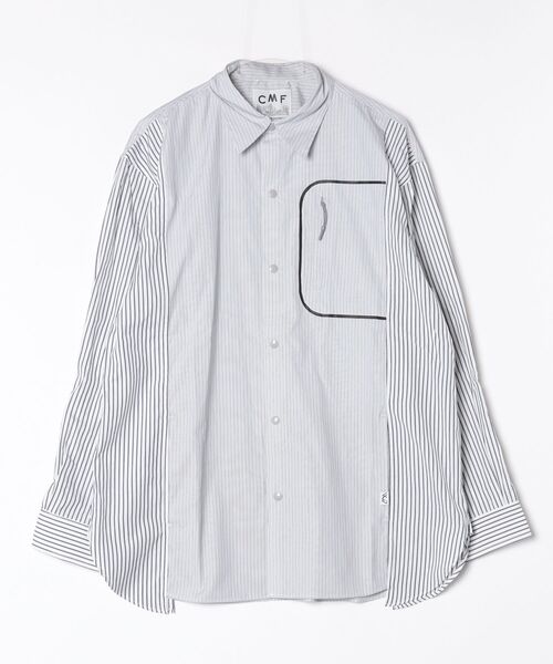 CMF OUTDOOR GARMENT(シーエムエフアウトドアガーメント)の「CMF OUTDOOR GARMENT/シーエムエフ アウトドアガーメント ATACHED SHIRTS CMF2601-S02(シャツ/ブラウス・メンズ・ブルー/グレー・M/L)」の1枚目の写真