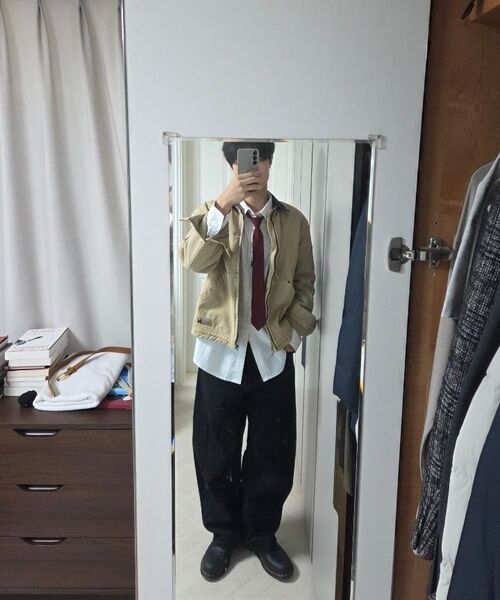 INTEMPOMOOD(インテンポムード)の「スタッズベルトカーブデニム_ブラック(デニムパンツ・メンズ・ブラック・MEDIUM/LARGE/X-LARGE/SMALL)」の18枚目の写真