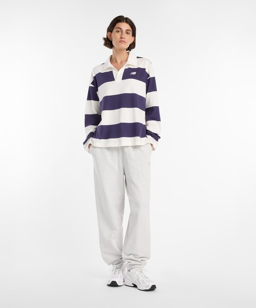 NEW BALANCE（ニューバランス）の「Rugby ロングスリーブトップ（ポロシャツ・レディース・ダークパープル/ライトイエロー・SMALL/MEDIUM/LARGE/X-LARGE）」の8枚目の写真