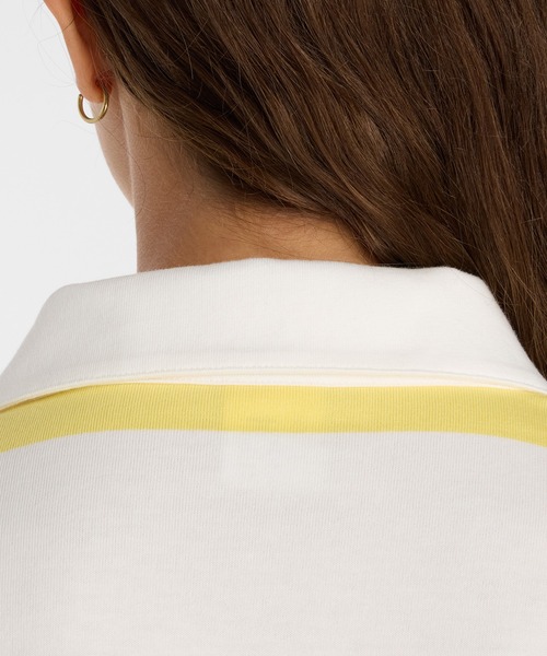 NEW BALANCE（ニューバランス）の「Rugby ロングスリーブトップ（ポロシャツ・レディース・ダークパープル/ライトイエロー・SMALL/MEDIUM/LARGE/X-LARGE）」の12枚目の写真