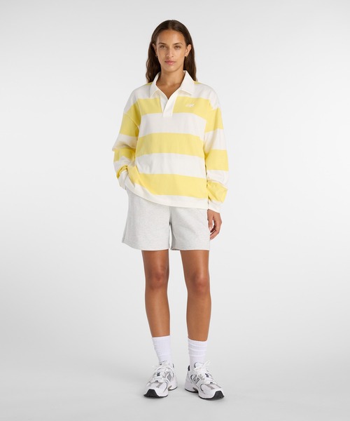 NEW BALANCE（ニューバランス）の「Rugby ロングスリーブトップ（ポロシャツ・レディース・ダークパープル/ライトイエロー・SMALL/MEDIUM/LARGE/X-LARGE）」の14枚目の写真