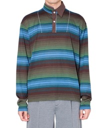 kolor | 【kolor/カラー】26SCM-T11201 BORDER POLO(ポロシャツ)