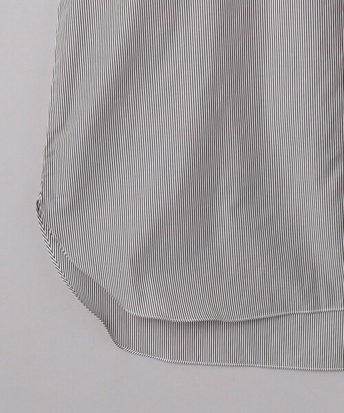 SOVEREIGN（ソブリン）の「＜SOVEREIGN＞ CANCLINI/ブラウンストライプ タブカラーシャツ（シャツ/ブラウス・メンズ・ダークブラウン・39cm/40cm）」の6枚目の写真