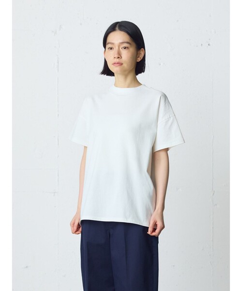 MidiUmi(ミディウミ)の「MidiUmi HOMEパックハーフスリーブT(Tシャツ/カットソー・レディース・ブラック/ホワイト系その他3/オフホワイト・FREE)」の8枚目の写真
