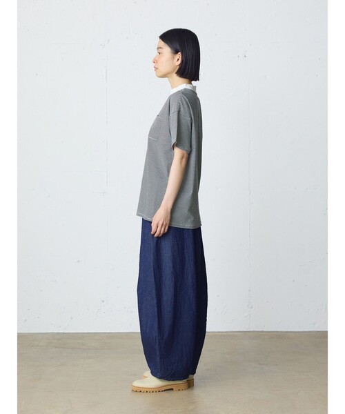 MidiUmi(ミディウミ)の「MidiUmi HOMEパックハーフスリーブT(Tシャツ/カットソー・レディース・ブラック/ホワイト系その他3/オフホワイト・FREE)」の17枚目の写真