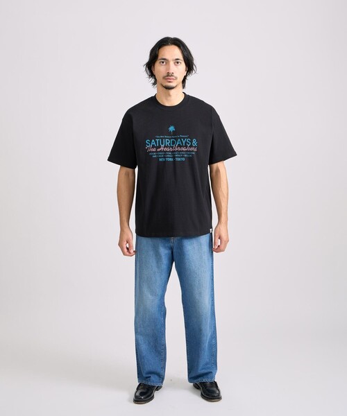 BEDWIN & THE HEARTBREAKERS(ベドウィン アンド ザ ハートブレイカーズ)の「BEDWIN & THE HEARTBREAKERS x Saturdays NYC Ex.PRINTED TEE "MIAMI"(Tシャツ/カットソー・メンズ・ホワイト/ブラック・L/M/S/XL)」の18枚目の写真