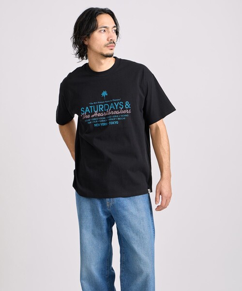 BEDWIN & THE HEARTBREAKERS(ベドウィン アンド ザ ハートブレイカーズ)の「BEDWIN & THE HEARTBREAKERS x Saturdays NYC Ex.PRINTED TEE "MIAMI"(Tシャツ/カットソー・メンズ・ホワイト/ブラック・L/M/S/XL)」の15枚目の写真