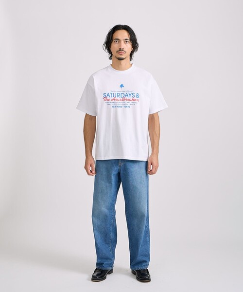 BEDWIN & THE HEARTBREAKERS(ベドウィン アンド ザ ハートブレイカーズ)の「BEDWIN & THE HEARTBREAKERS x Saturdays NYC Ex.PRINTED TEE "MIAMI"(Tシャツ/カットソー・メンズ・ホワイト/ブラック・L/M/S/XL)」の21枚目の写真
