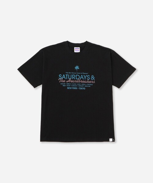 BEDWIN & THE HEARTBREAKERS(ベドウィン アンド ザ ハートブレイカーズ)の「BEDWIN & THE HEARTBREAKERS x Saturdays NYC Ex.PRINTED TEE "MIAMI"(Tシャツ/カットソー・メンズ・ホワイト/ブラック・L/M/S/XL)」の5枚目の写真