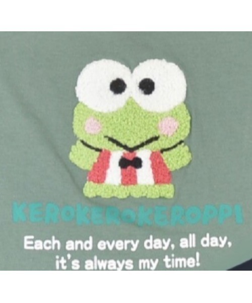 LAUTRE COTE(ロウトレコウト)の「sanrioサガラ刺繍tee(Tシャツ/カットソー・レディース・ネイビー/グレー/ピンク/カーキ・MEDIUM/LARGE/X-LARGE)」の9枚目の写真
