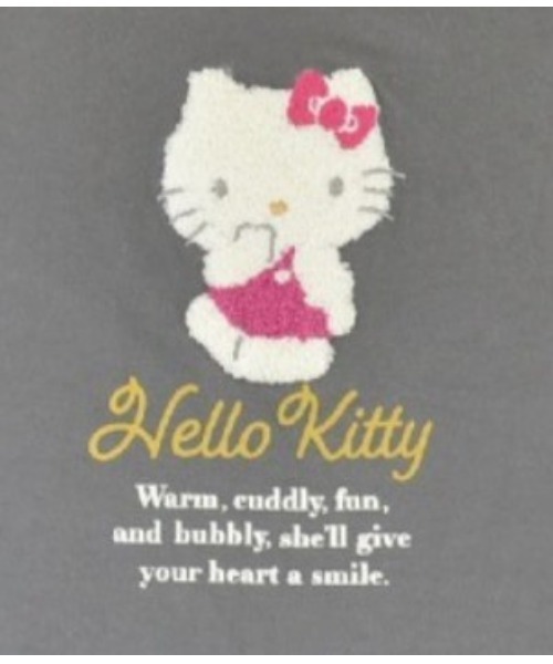 LAUTRE COTE(ロウトレコウト)の「sanrioサガラ刺繍tee(Tシャツ/カットソー・レディース・ネイビー/グレー/ピンク/カーキ・MEDIUM/LARGE/X-LARGE)」の13枚目の写真