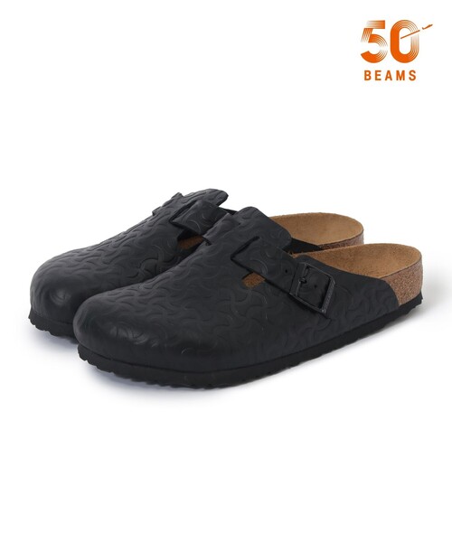 BIRKENSTOCK(ビルケンシュトック)の「【別注】BIRKENSTOCK / BOSTON “BONE PATTERN” Smooth BLACK(サンダル・レディース・ブラック・36/38/35/37)」の1枚目の写真