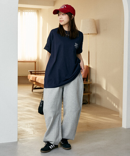 PUBLUX(パブリュクス)の「PUBLUX/パブリュクス <機能性素材>LOVE POP STUDIO NEW DAY タイポグラフィー Tシャツ 限定展開(Tシャツ/カットソー・メンズ・ブラック/ホワイト/ネイビー・L/M/S)」の14枚目の写真