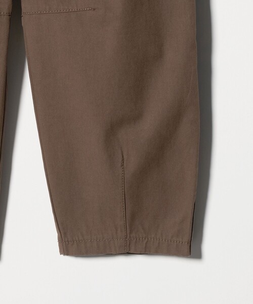 green label relaxing（グリーンレーベルリラクシング）の「ツイル フリル サロペット / キッズ  100cm-130cm（サロペット/オーバーオール・キッズ・オフホワイト/ブラウン系・130cm/100cm/110cm/120cm）」の7枚目の写真