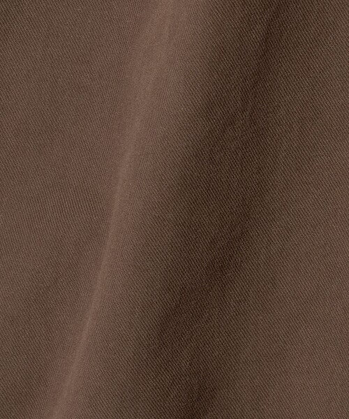 green label relaxing（グリーンレーベルリラクシング）の「ツイル フリル サロペット / キッズ  100cm-130cm（サロペット/オーバーオール・キッズ・オフホワイト/ブラウン系・130cm/100cm/110cm/120cm）」の9枚目の写真