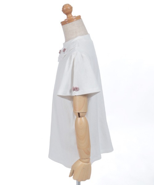 axes femme(アクシーズファム)の「バラボトルカットプルオーバー(Tシャツ/カットソー・キッズ・ホワイト/ピンク・MEDIUM/LARGE/X-LARGE)」の4枚目の写真