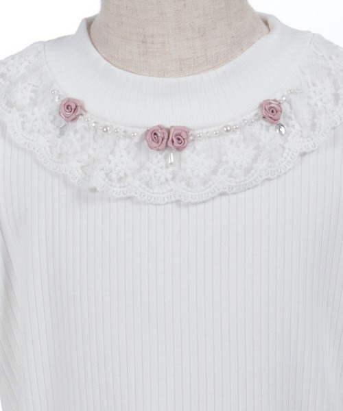 axes femme(アクシーズファム)の「バラボトルカットプルオーバー(Tシャツ/カットソー・キッズ・ホワイト/ピンク・MEDIUM/LARGE/X-LARGE)」の8枚目の写真