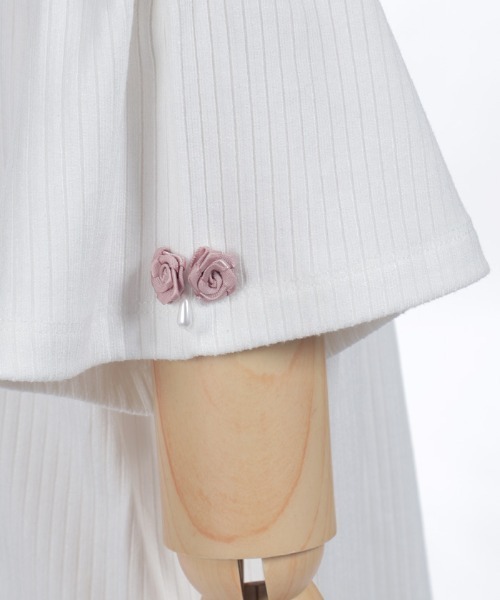 axes femme(アクシーズファム)の「バラボトルカットプルオーバー(Tシャツ/カットソー・キッズ・ホワイト/ピンク・MEDIUM/LARGE/X-LARGE)」の10枚目の写真