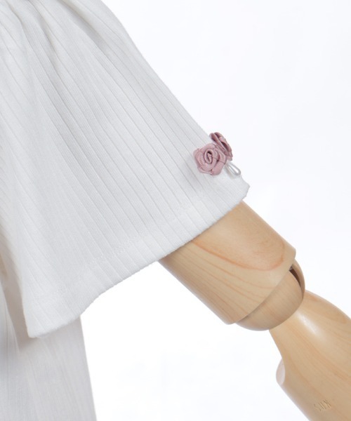 axes femme(アクシーズファム)の「バラボトルカットプルオーバー(Tシャツ/カットソー・キッズ・ホワイト/ピンク・MEDIUM/LARGE/X-LARGE)」の11枚目の写真