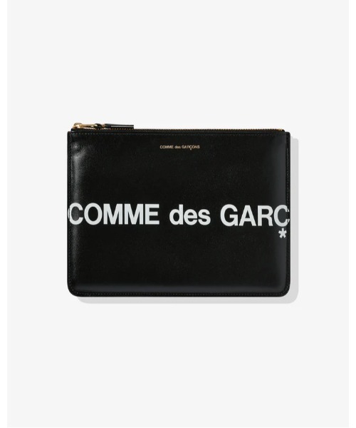 HUGE LOGO】LARGE ZIP POUCH（ポーチ）｜Wallet COMME des GARCONS