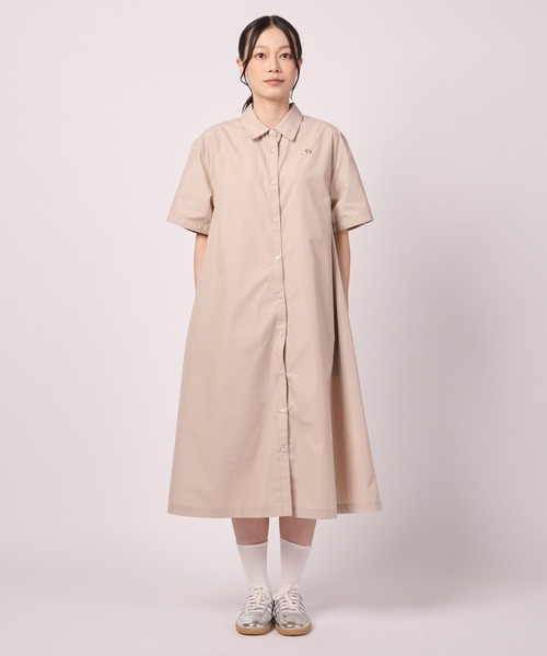 Arnold Palmer(アーノルドパーマー)の「イージーケア べーシック シャツワンピース(シャツワンピース・レディース・ブルー/ネイビー/ベージュ・S/L/M)」の4枚目の写真