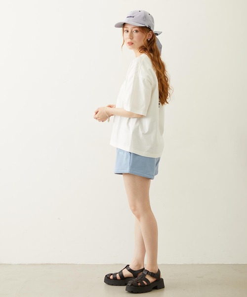 MILKFED.(ミルクフェド)の「BACK RIBBON CAP(キャップ・レディース・ライトピンク/ライトパープル/ネイビー・ONE SIZE)」の11枚目の写真
