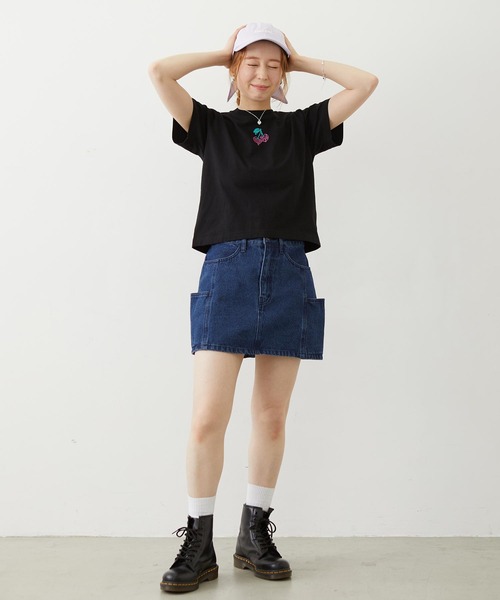 MILKFED.(ミルクフェド)の「BACK RIBBON CAP(キャップ・レディース・ライトピンク/ライトパープル/ネイビー・ONE SIZE)」の20枚目の写真